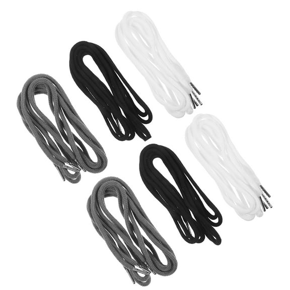 TABLZONE 18-Piece Round Elastic Drawstring Replacement Cords with Metal Tips for Pants, Shoes, and Apparel