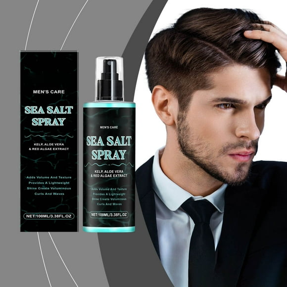Sea Spray For Hair Men Hair Texturizing Spray With Kelp And Red Extract Surf Spray To Volume And Texture Sea Spray For Men Beach Hair Spray 100ml