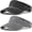 Black,grey, variant on Minzimin 2pcs Vintage Sun Visor Hats for Women Men Cotton Adjustable Sports Empty Top Baseball Sun Caps