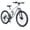 Sliver&Blue, variant on 26 Inch Mountain Bike with 21-Speeds & Full Suspension Steel Frame,White&Orange