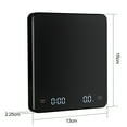 thumbnail image 5 of GJX 2026 New Mini Coffee Scale with Dual Timing Modes 3Kg/0.5G Accurate Scale Rechargeable Digital Kitchen Scale for Espresso and Pour-Over Coffee, 5 of 6
