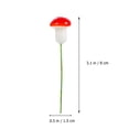 thumbnail image 2 of LABSERRON Mushroom 100Pcs Small Garden Mushroom Decorations for House and Party, 2 of 8