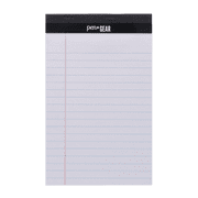 (5 pack) Pen + Gear Jr. Legal Pads, White Paper, 50 Sheets, 3 Count, Wide Ruled, Portable Size