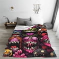 thumbnail image 5 of Vsdgher Monstrous Cartoon Characters Ultra-Soft Micro flannel Blanket Throw Blankets for Couch Sofa, Bed (4 sizes)-50"x40", 5 of 7