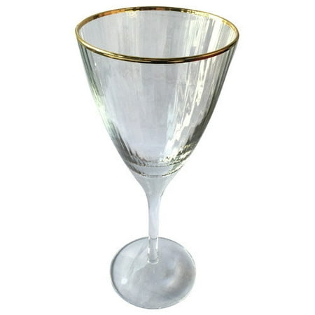 Rim Wine Glass Color: Silver