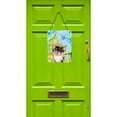 thumbnail image 2 of Long Haired Chihuahua Christmas Wall or Door Hanging Prints, 2 of 2