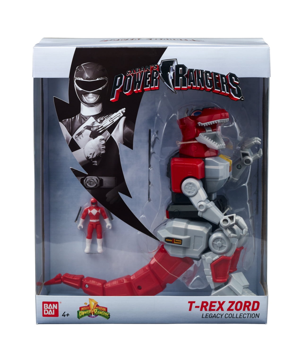 Bandai Power Rangers Mighty Morphin Legacy Zord with Figure T Rex