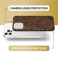 thumbnail image 6 of Case Yard Wooden Case for iPhone-12-Pro-Max Soft TPU Silicone cover Slim Fit Shockproof Wood Protective Phone Cover for Girls Boys Men and Women Supports Wireless Charging Paisley Design, 6 of 7