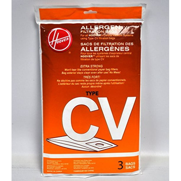 Hoover Type CV Paper Central Vacuum Bags 401011CV