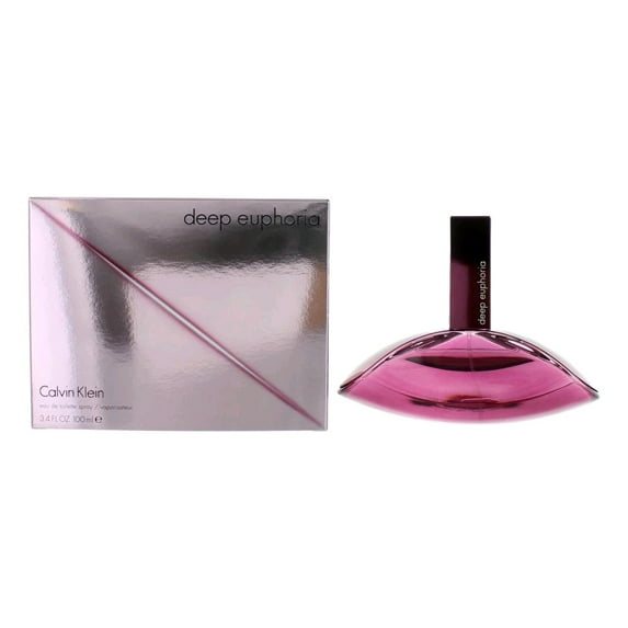 Deep Euphoria by Calvin Klein, 3.4 oz Eau De Toilette Spray for Women