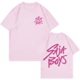 thumbnail image 1 of Pop cazadora para niña Demo-n Hunters Graphic Round-Neck Short Sleeve T Shirt For Kids Youth Fashion Tee With Cartoon Print Design Soft Blend Top For Children （Pink）, 1 of 3