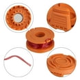 thumbnail image 2 of 6 pack Replacement Spool Line with 1 Pack Spool Cap Cover For WORX WA0010, 2 of 5