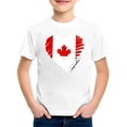 thumbnail image 4 of Chandail Canada Filles Feuille d'Érable Canadienne Graphique Col Rond Manches Courtes T-Shirt Enfants Fête de l'Indépendance Canadienne T-Shirt Graphique Hauts Filles Fête du Canada T-Shirt Graphique, 4 of 4