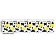 thumbnail image 3 of Ambesonne Tropical Fabric by the Yard Upholstery, Cats Pineapples Trees Art, 2 Yards, Charcoal Grey Yellow, 3 of 5