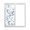 Navy Blue Light Blue, variant on Grey Black Botanical Window Privacy Film, Watercolor Spring Floral Summer Leaf Static Cling UV Sun Blocking Tint Film Heat Control Windows Films for Bedroom Bathroom, Window Stickers 29.5"x78.7"