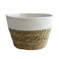 thumbnail image 1 of Storage Basket Plant Pot 10 Inch  Natural Design Hand-woven Indoor Outdoor Decorate Handmade Flowerpot Containers, 1 of 13