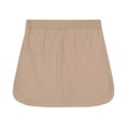thumbnail image 4 of Girl's Skorts Skirts High Waisted A Line Uniform Skirts with Built-in Shorts Golf Skirts for Girls (Khaki), 4 of 5