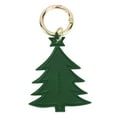 thumbnail image 4 of COSMOBETTY 1Set Christmas Tree Shaped Key Chain Leather Green Bag Decoration Pendant 7.5X1.6In, 4 of 8