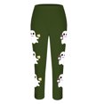 thumbnail image 4 of Riecok Legging Pants Women High Waist Casual Stretchy Ghost Print Workout Pants Trendy Streetwear, 4 of 4