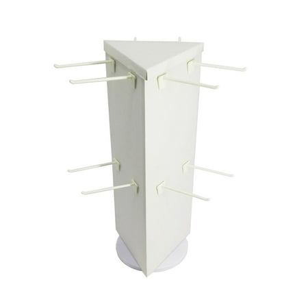 

FixtureDisplays® Corrugated Cardboard Socks Display Rotating Peg Hook Display Coutertop Display Rack 18102-SL