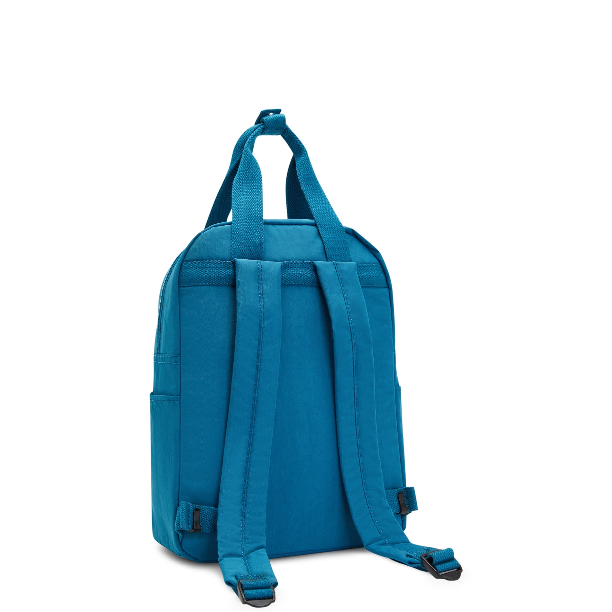 Kipling Women's Seoul Small Backpack, Durable, Padded Shoulder Straps with  Tablet Sleeve, Bag, Blue Bleu 2, 10 L x 13.75 H 4.5 D