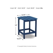Signature Design by Ashley Casual Sundown Treasure End Table Blue