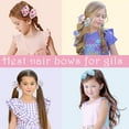 thumbnail image 4 of 24PCS 4.5Inch Bows for Girls Boutique Grosgrain Ribbon Rainbow Hair Bow Alligator Hair Clips Pigtail Bows Unicorn Hair Clips for Baby Girls Toddler Kids Children Teens in Pairs, 4 of 7