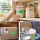 thumbnail image 2 of 500 Fluorescent Green 1" x 2.25" Inventory Control Labels - Rectangle Adhesive Stickers (500/Roll), 2 of 5
