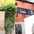thumbnail image 2 of TIELUTT Rain Chain Rain Chain for Gutter Rain Catcher with Adapter Thick Wind Chimes Stand Solar Chimes Chickens Solar Wind Chimes Outdoor Solar Lights Color Changing Hanging Memorial Crosses for, 2 of 5