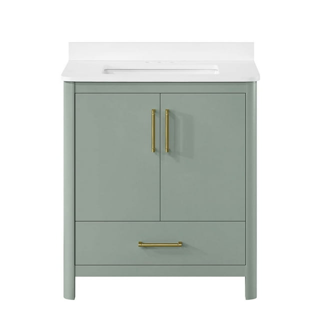 REN Selections Dario 30" W x 19" D Freestanding Bathroom Vanity with Sink