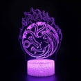 thumbnail image 1 of Luz nocturna LED 3D Game of Thrones Houses Targaryens, 1 of 1