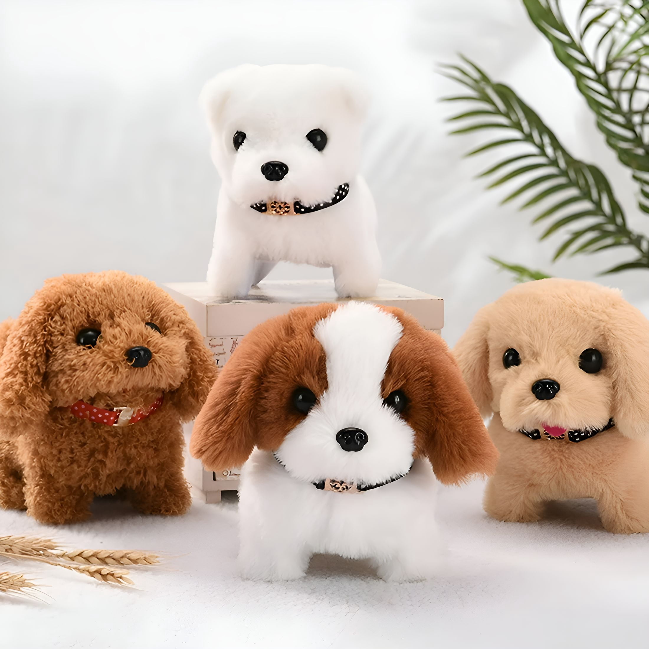 CYFW Robot Dog - Robot Bionic Puppy,My Realistic Robotic Puppy,Electronic Interactive Stuffed That Looks Real-Walking,Sit Barks Walk Run