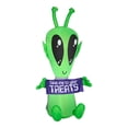 thumbnail image 2 of 84" Inflatable Halloween Alien with Sign, 2 of 3