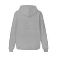 thumbnail image 3 of Mohiass Unisex Women's Fleece Hoodie Jacket Cozy Sherpa Lined Zip Up Warm Hoodie Sweatshirt Winter Fluffy Sweater Hooded Coat Dark Gray L, 3 of 4