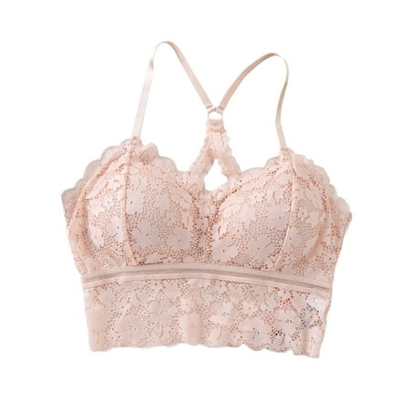 

TANGNADE Womens Lingerie Women Ladies Lace Wrap Chest Underwear Cross Beautiful Back Tube Top Vest Bra