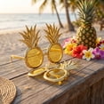 thumbnail image 1 of unbranded 2Pares Gafas De Piña Doradas Con Tropical Para Fiesta Luau Y Accesorios De, 1 of 8