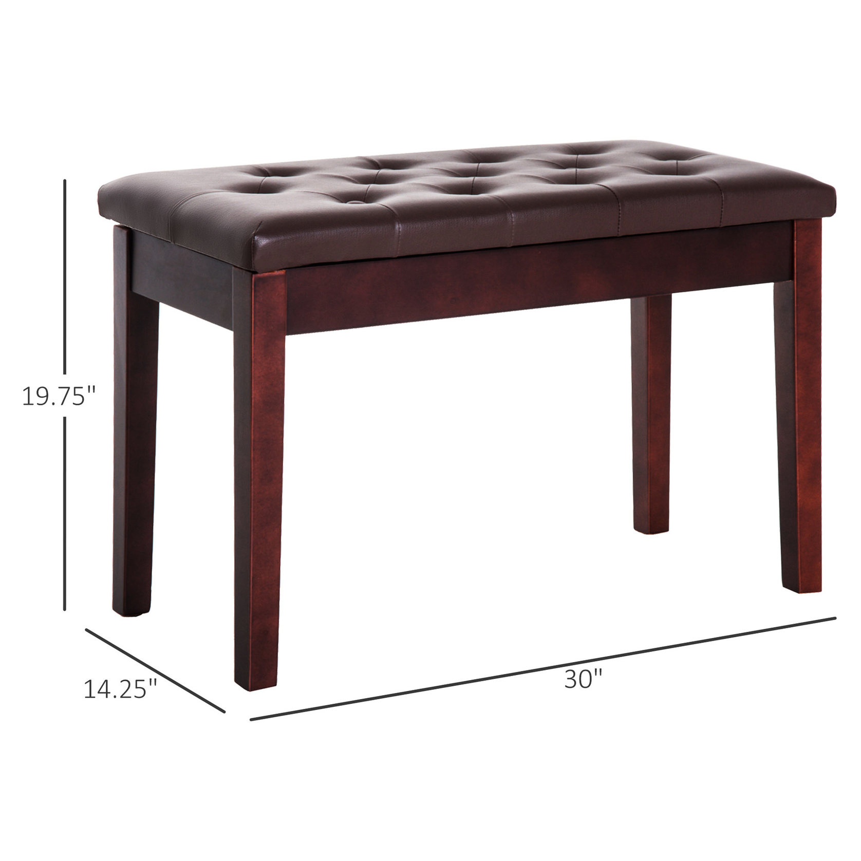 Traditional Country Design | Great for Piano Duets and Solo Play | Comfortable and Stylish