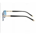 thumbnail image 4 of Ankedo Tinted Rimless Anti Blue Light Reading Glasses Frameless Sunglasses Readers Fashion Blue Eyewear Lens Presbyopia Glasses +1~+4,Blue,2.50, 4 of 12