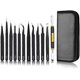thumbnail image 1 of Set Of 12 Stainless Steel Anti-Static Precision Tweezers For Electronic Jewelry Lab Work Eyebrow And Hair, 1 of 4