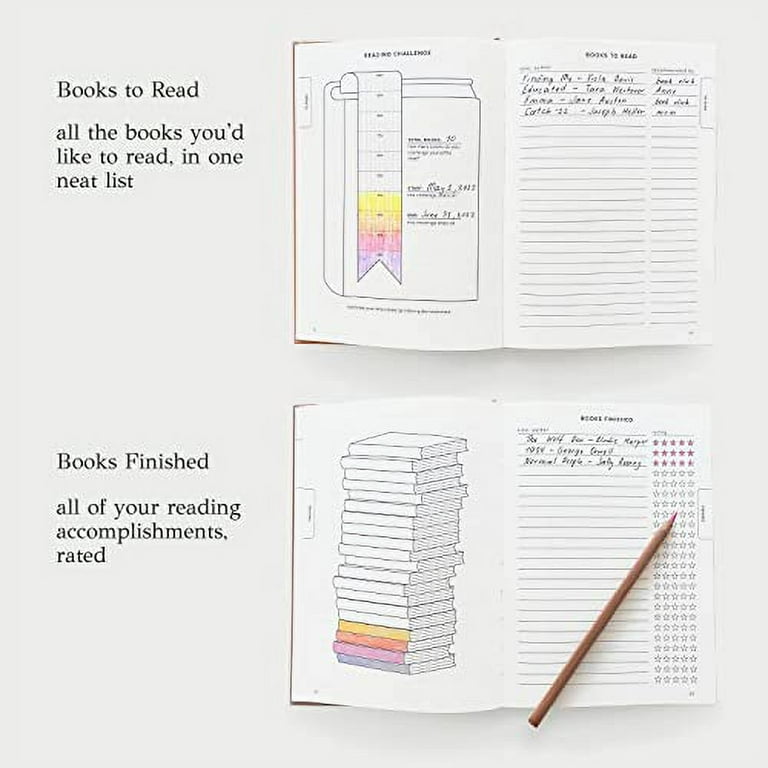 Reading Journal for Book Lovers: Keep Track of the Books You Read