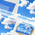 thumbnail image 4 of AIR-4 Pcs Fluorescent Light Covers for Ceiling Lights Classroom, Stylish Fluorescent Lampshades Classroom Light Covers Magnetic, Modern Ceiling Light Covers for Office, Home, Hospital (sky cloud), 4 of 4