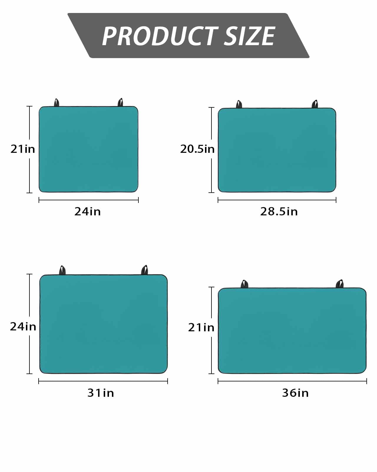 Stove Top Covers for Electric Stove, Teal Glass Stovetop Cover Protector, Turquoise Pure Teal Induction Cooktop Protector Oven Mat for Kitchen Countertop 36"x21"