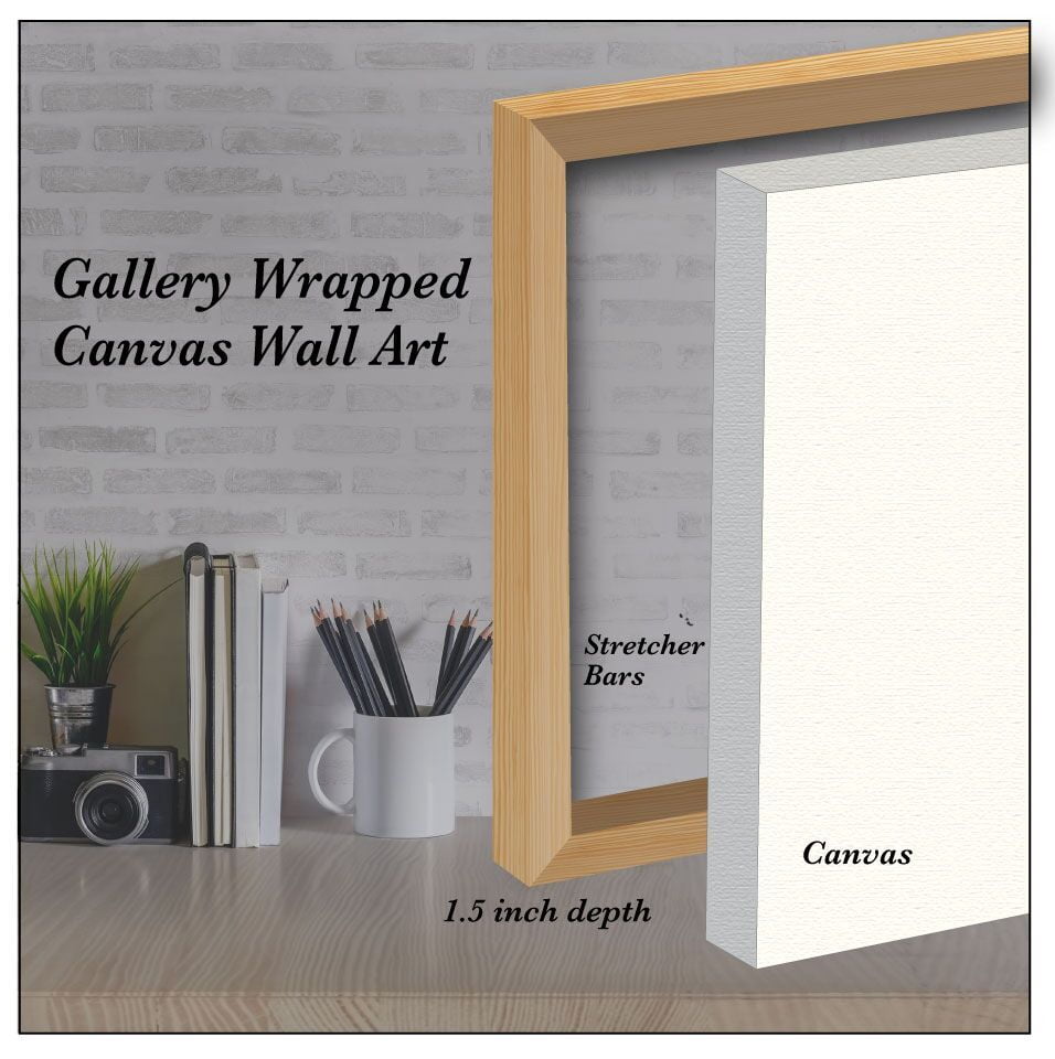 Water Colored Flowers II Gallery-Wrapped Canvas Wall Art, 12x18