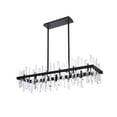 thumbnail image 5 of Serena 42 inch crystal rectangle chandelier in black, 5 of 9