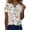 #811Beige, variant on Short Sleeve Shirts for Women Summer Tops 2026 Floral Soft Boho Casual V Neck T Shirts