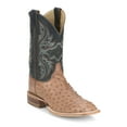 thumbnail image 2 of Justin Boots Mens Moseley 11 Inch Full Quill Ostrich Square Toe Cowboy  Mid, 2 of 5