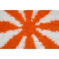 thumbnail image 4 of Mainstays Bright Eyed Suzy Polypropylene Orange/White Indoor Area Rug, 5' x 7', 4 of 6