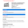 thumbnail image 2 of Glove Box Clip - Compatible with 2015 - 2019 Chevy Silverado 2500 HD 2016 2017 2018, 2 of 2