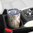 thumbnail image 5 of 20 Oz Chihuahua Dog and Flower Coffee Tumbler Double Wall Insulated Stainless Steel Water Bottle | Metal Reusable Thermoses Flask with Cup Cap | Leak & Sweat Proof with Anti-Dust Lid, 5 of 7