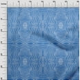 thumbnail image 3 of oneOone Cotton Cambric Blue Fabric Moire Sewing Craft Projects Fabric Prints By Yard 42 Inch Wide, 3 of 4